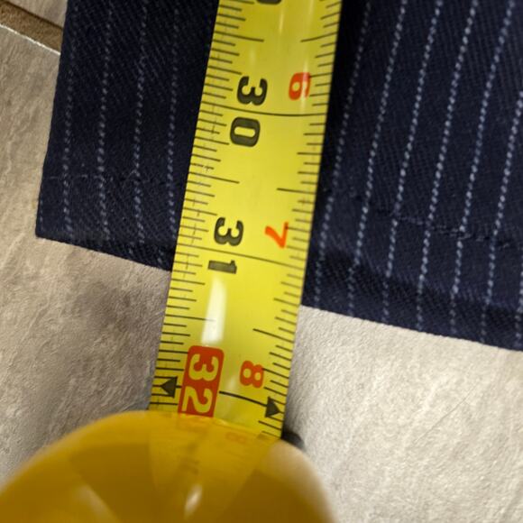 Vintage Wrangler Mens Blue Pinstriped Talon Pants Size 42 Regular NWOT - Picture 8 of 11